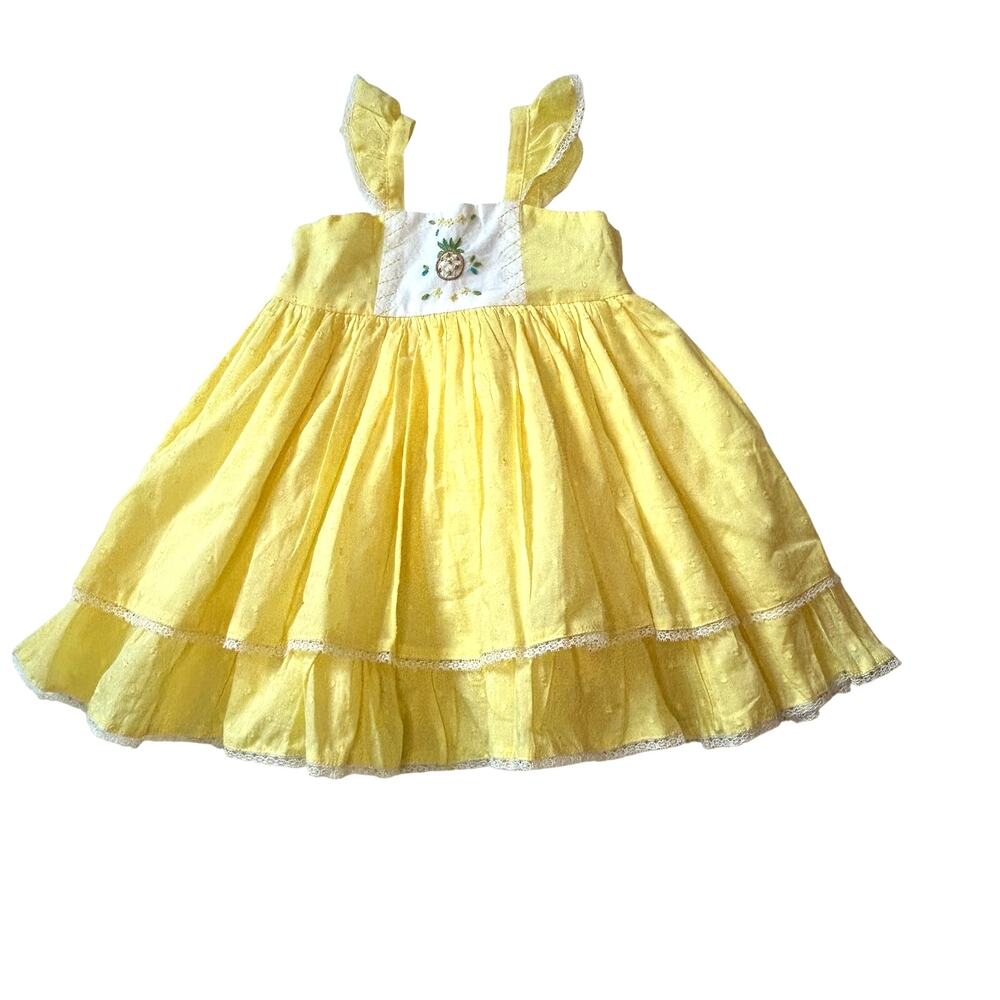 Well Dressed Wolf Pineapple Cameron Dress 18M